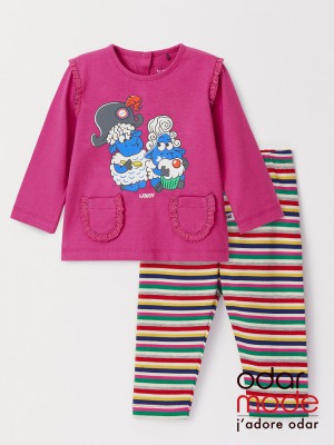 Baby Meisjes Pyjama - 222-3-plg-s/467 - Woody