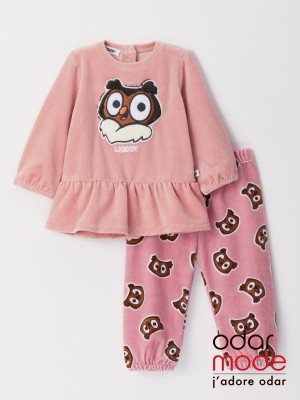 Baby Pyjama Velours - 222-3-pdl-v/360 - Woody