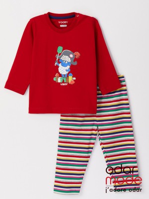 Baby Uni Pyjama - 222-3-pls-s/485 - Woody