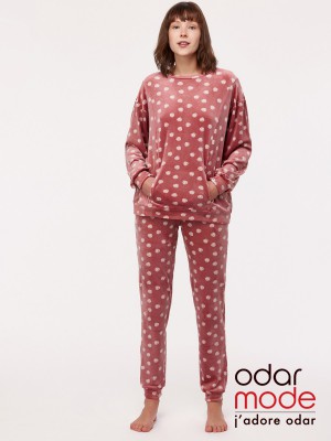 Dames Pyjama Velours - 232-12-ype-v/956 - Woody
