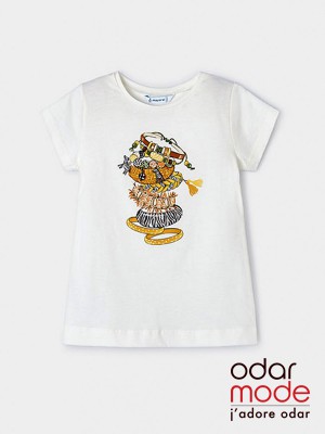Meisjes T-shirt - 3090 - Mayoral